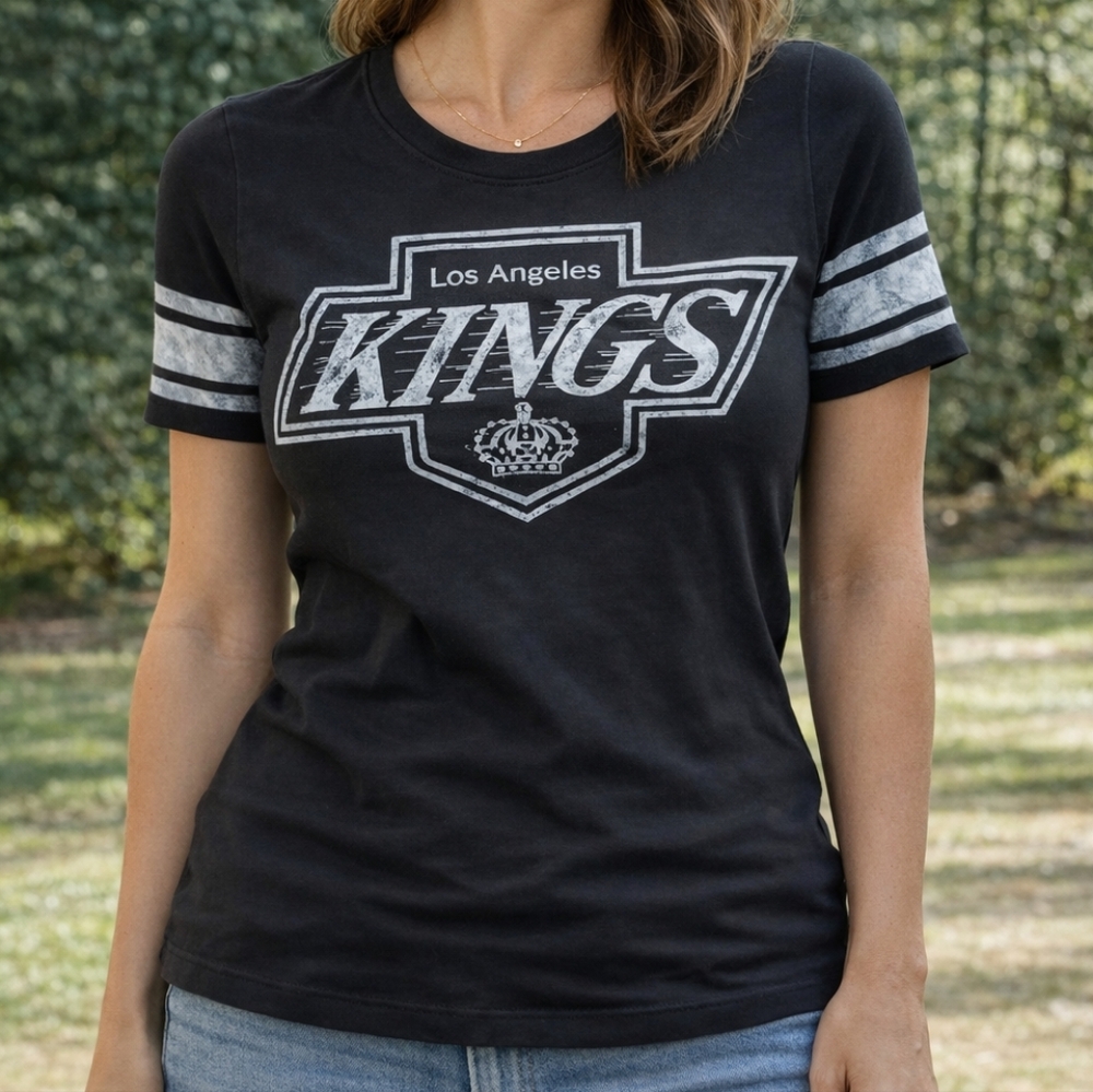 NHL Mighty Fine Vintage Kings Tee Size S